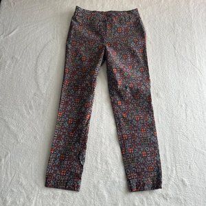 Slim Sations by Multiples Jeans Women’s Size 12 Stretch Straight Leg Blue Orange